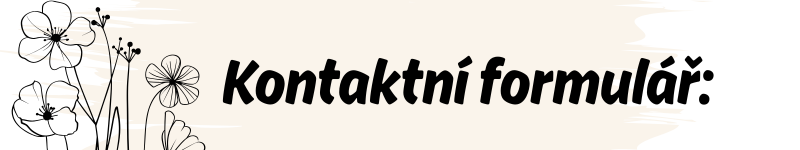 Kontaktní formulář